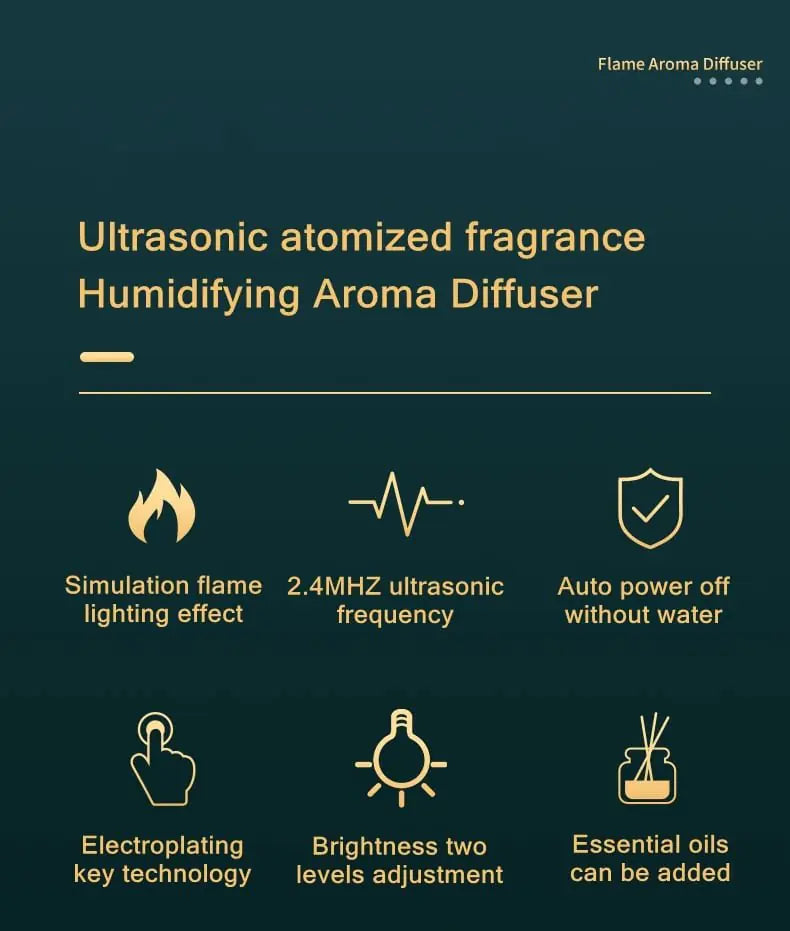 Dancing Flame Essential Oil Diffuser